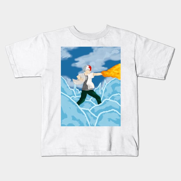 Icy Hot Boy! Kids T-Shirt by artsyreader